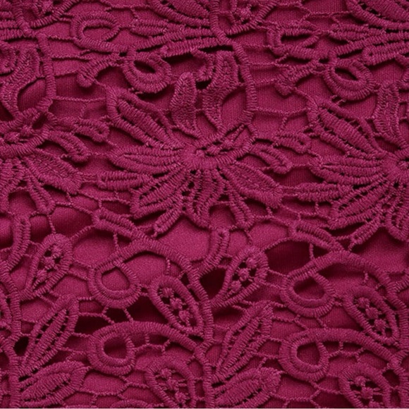 Lulus Hidden Talents Backless Magenta Lace Dress XS - Picture 6 of 12